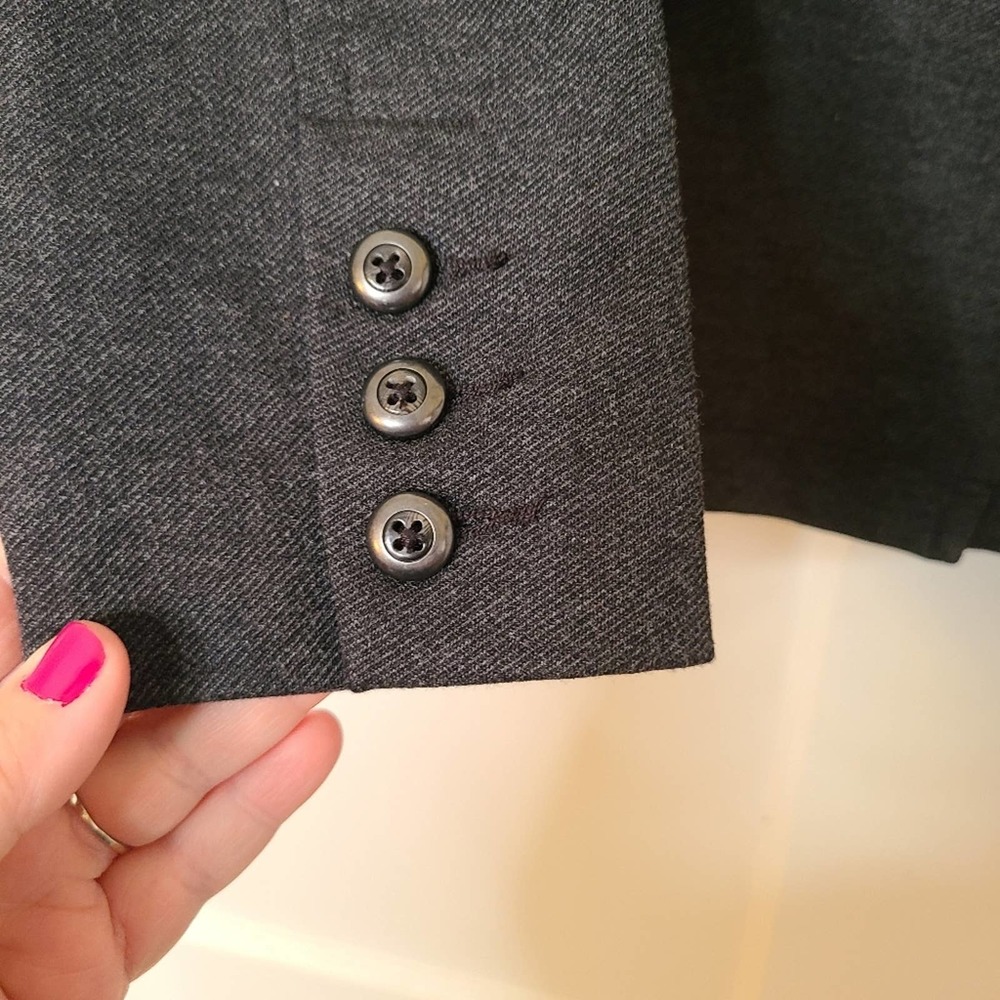 CAbi #3030 Ponte Knit Button Blazer Jacket - Picture 5 of 7